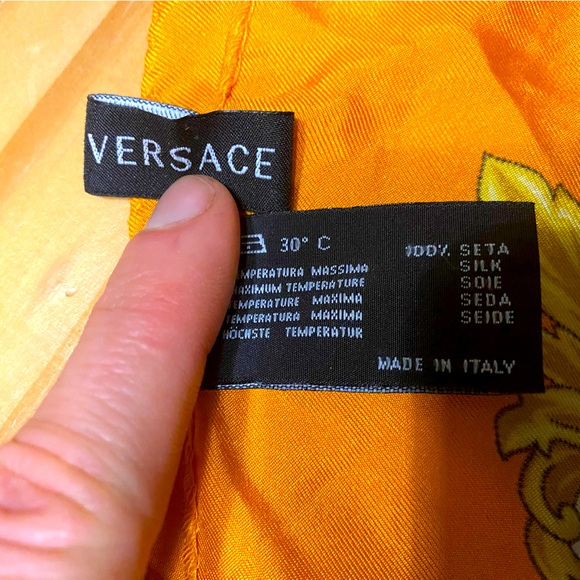 Versace Silk Foulard Scarf - Picture 4 of 4